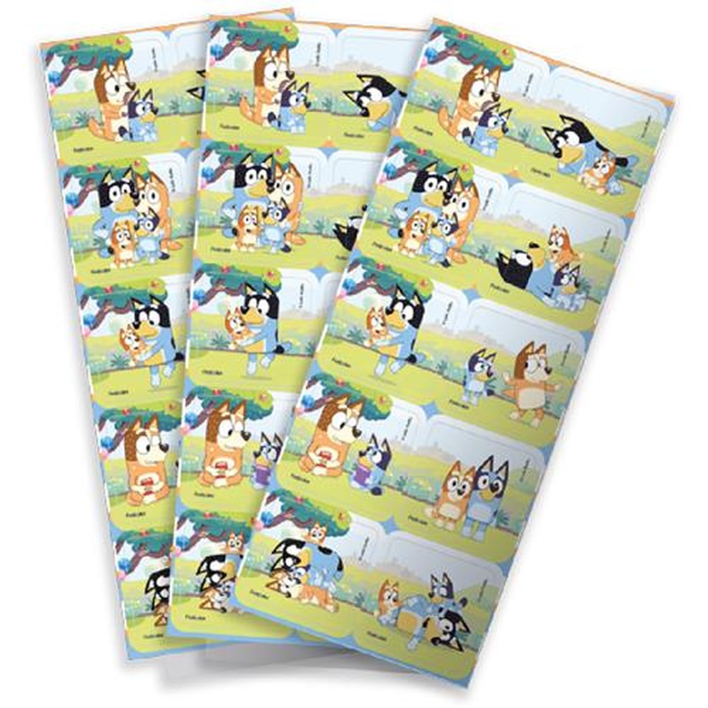 Adesivo Quadrado Bluey