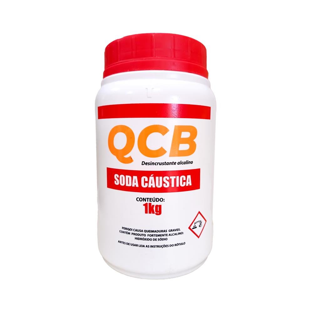Soda Caustica QCB - 1Kg
