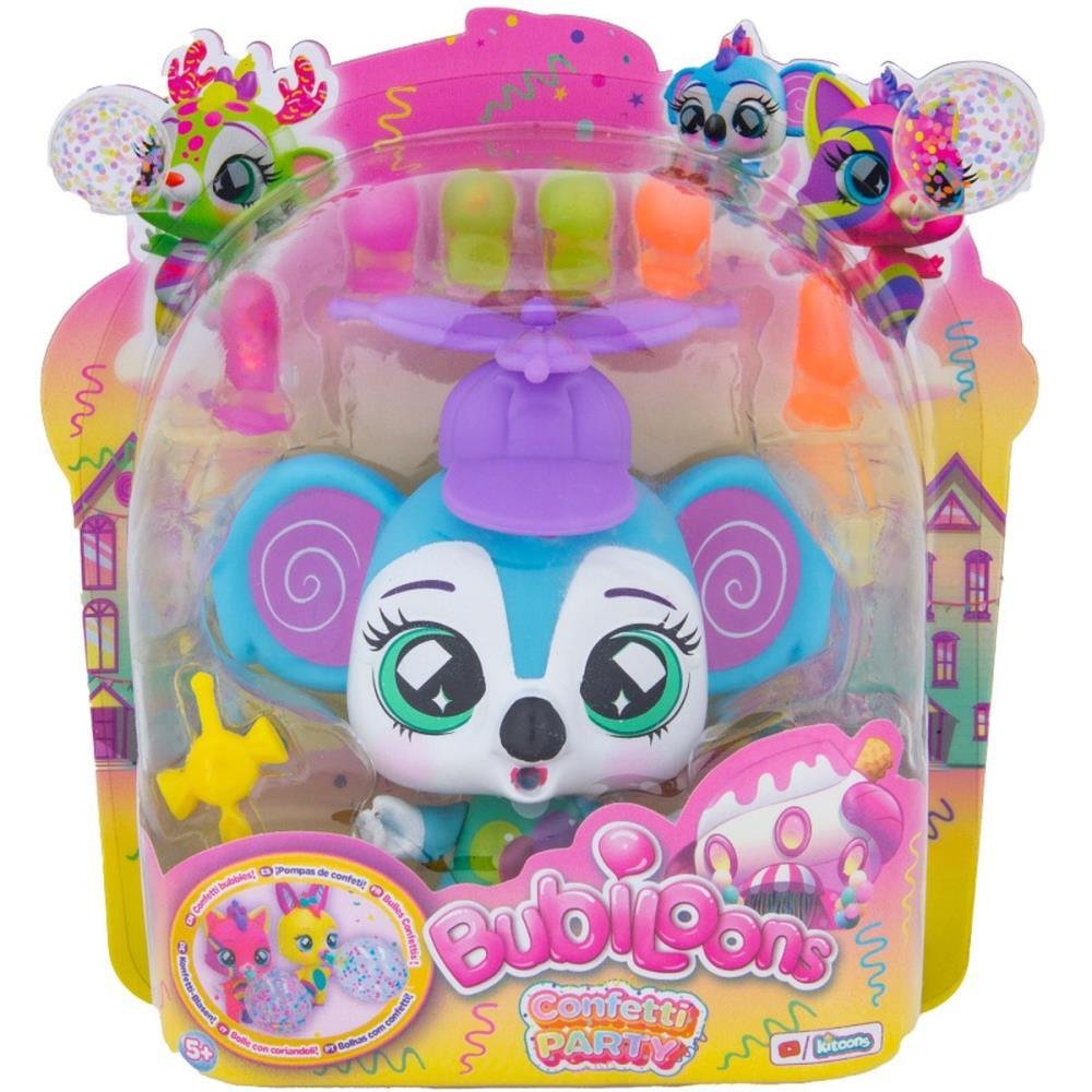 Bubiloons Lil Pops Mjuk Och Samlarbar Mini Animalite-docka