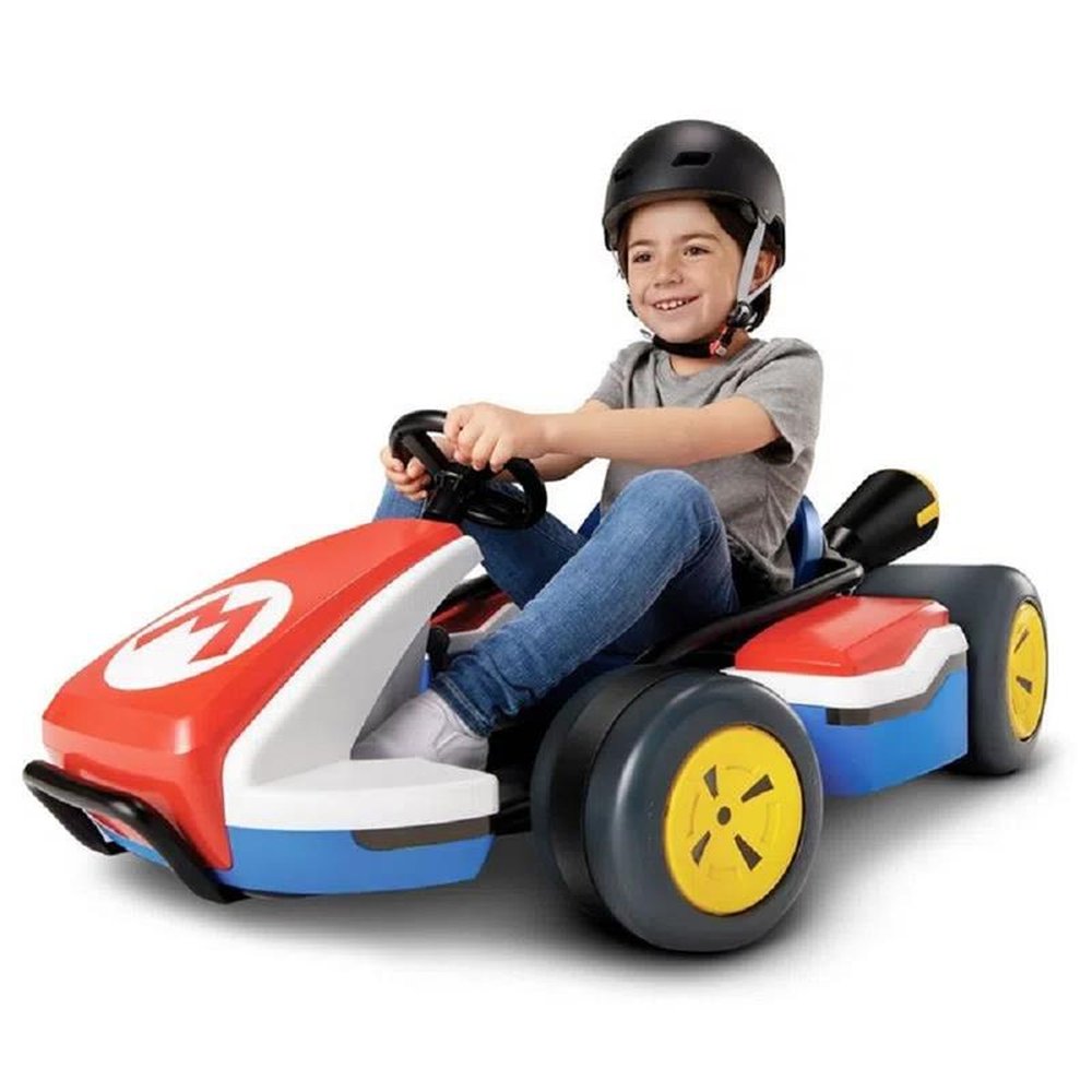 Veiculo Kart Eletrico Super Mario Racer 24V