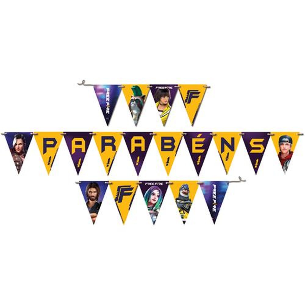 Faixa Decorativa Free Fire Gamer