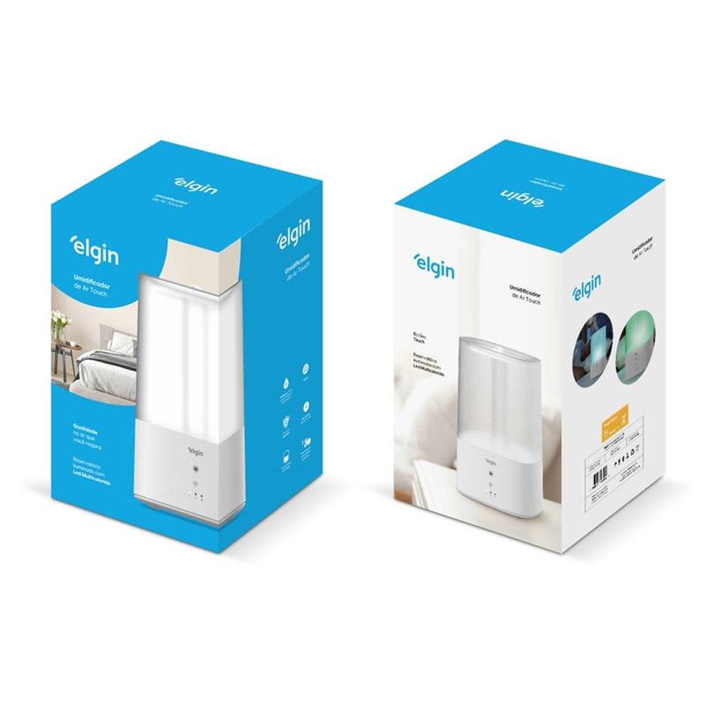 Umidificador de ar Elgin Touch 4L com difusor de aroma Bivolt