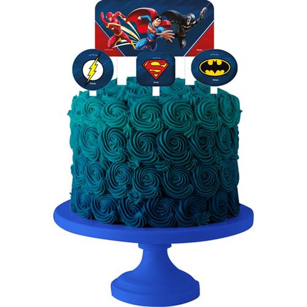 Topper Para Bolo Liga Da Justica