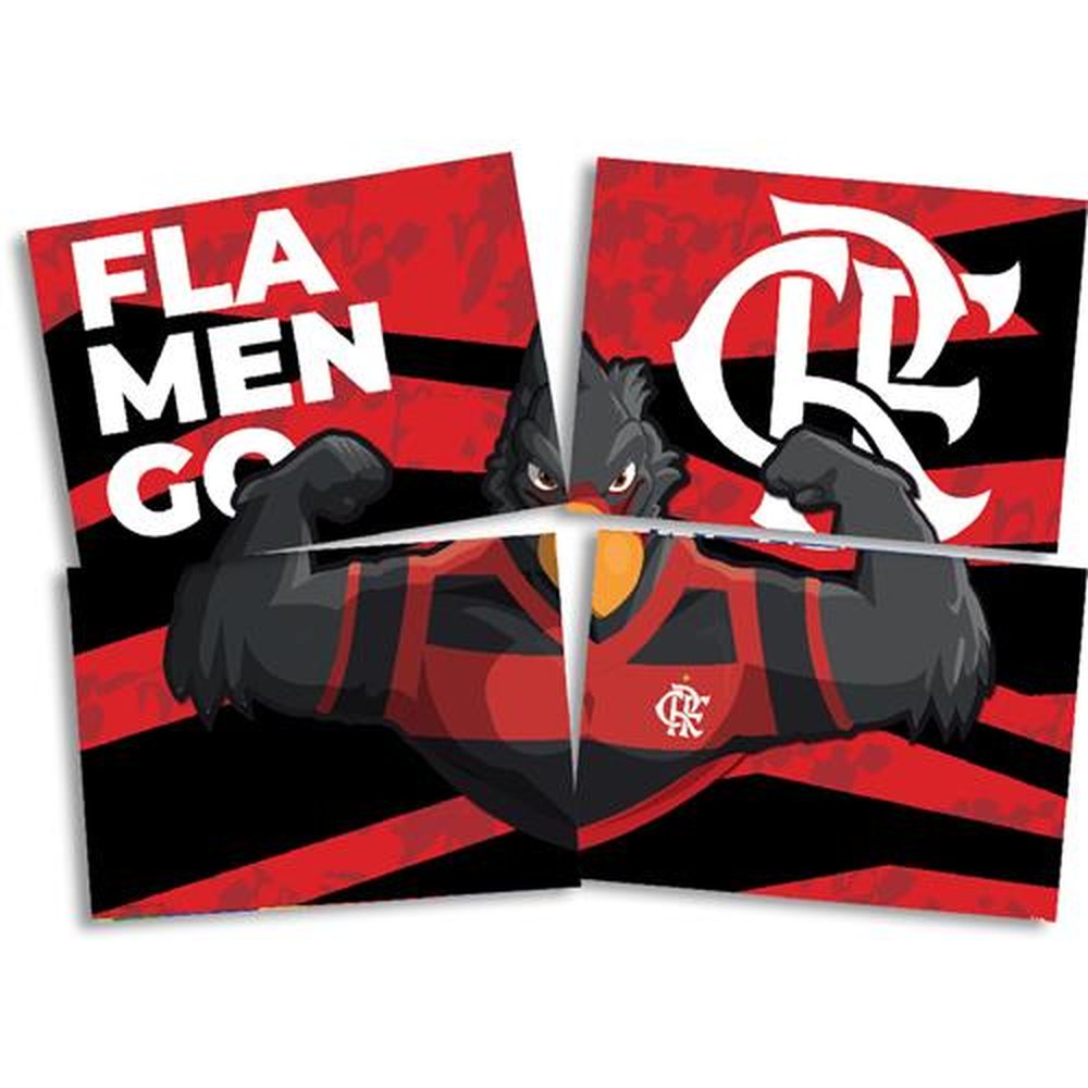 Painel 4 Laminas Flamengo