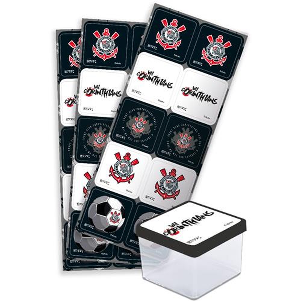 Adesivo Quadrado Corinthians