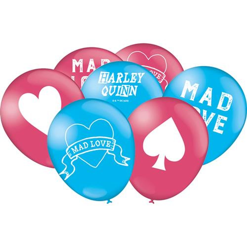 Balao Arlequina - Embalagem com 25 unidades.
