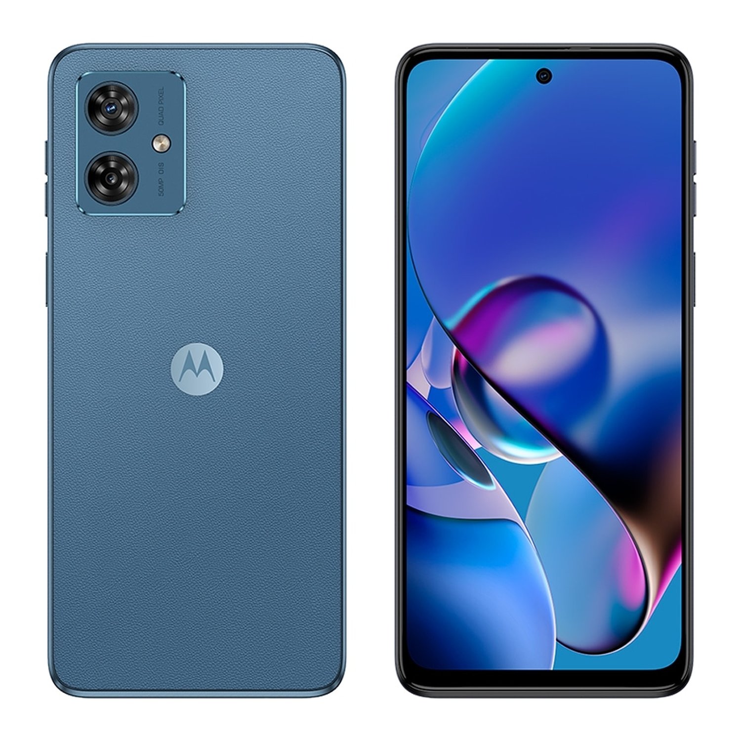 Smartphone Motorola Moto G54 XT2343-1 | Azul,Tela 6.5",5G+Wi-Fi+NFC,Câm.Traseira Dupla,Câm.Frontal 16MP,4GB RAM,128GB