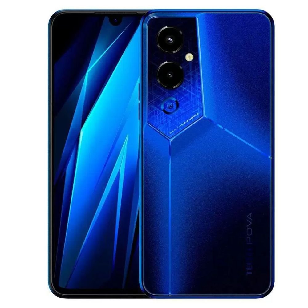 Smartphone Tecno Pova 4 256GB 4G Tela 6.8" Dual 8GB RAM Android 12 Octa Core - Azul