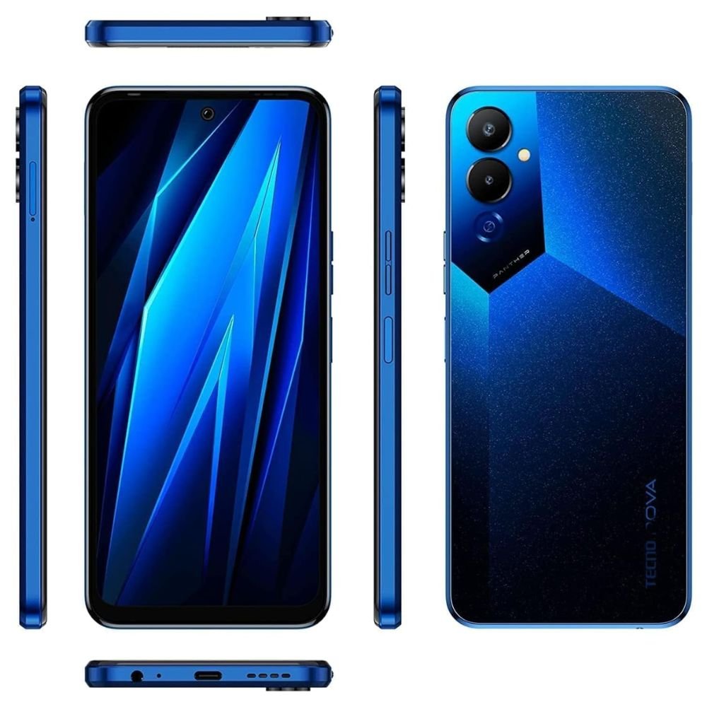 Smartphone Tecno Pova 4 256GB 4G Tela 6.8" Dual 8GB RAM Android 12 Octa Core - Azul