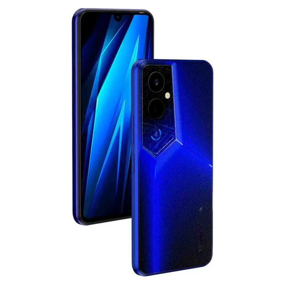 Smartphone Tecno Pova 4 256GB 4G Tela 6.8" Dual 8GB RAM Android 12 Octa Core - Azul