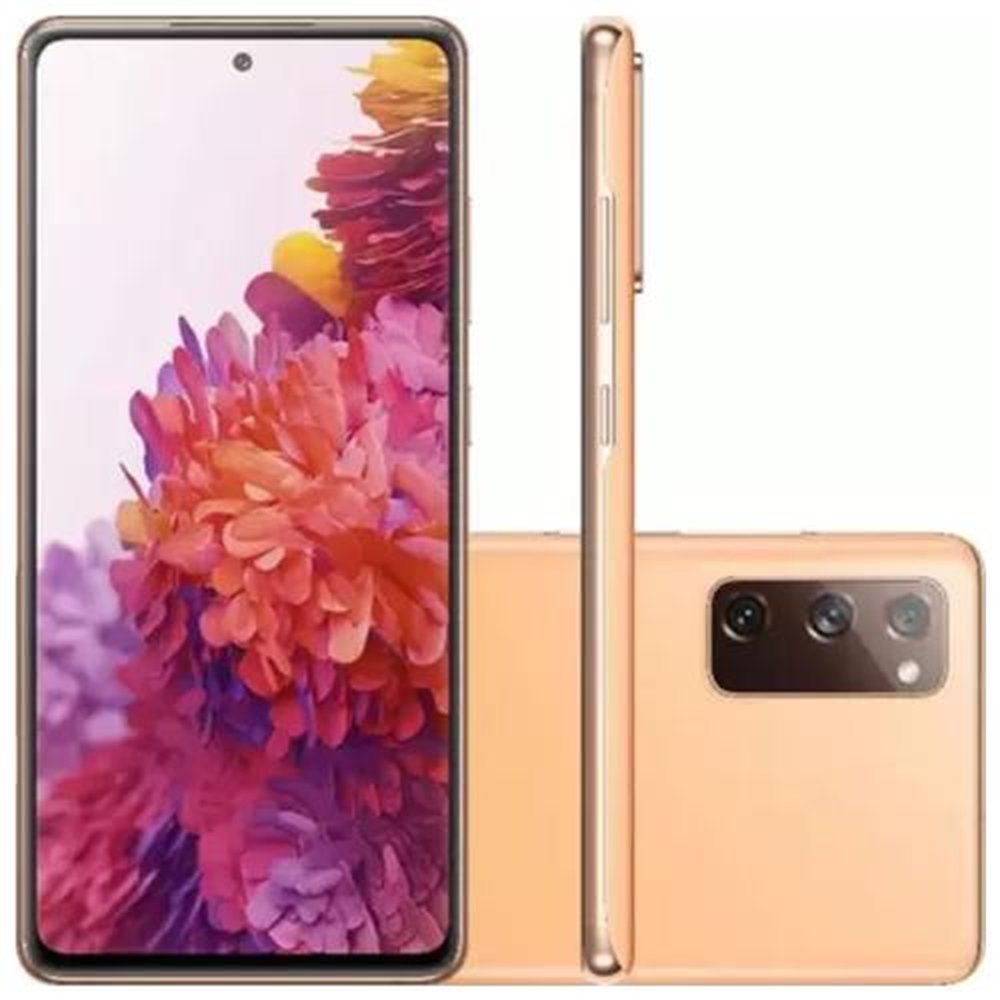 Smartphone Samsung Galaxy S20 Fe 128GB 5G Wi-Fi Tela 6.5 Dual Chip 6GB RAM Câmera Tripla + Selfie 32MP - SM-G780G/DS - Laranja