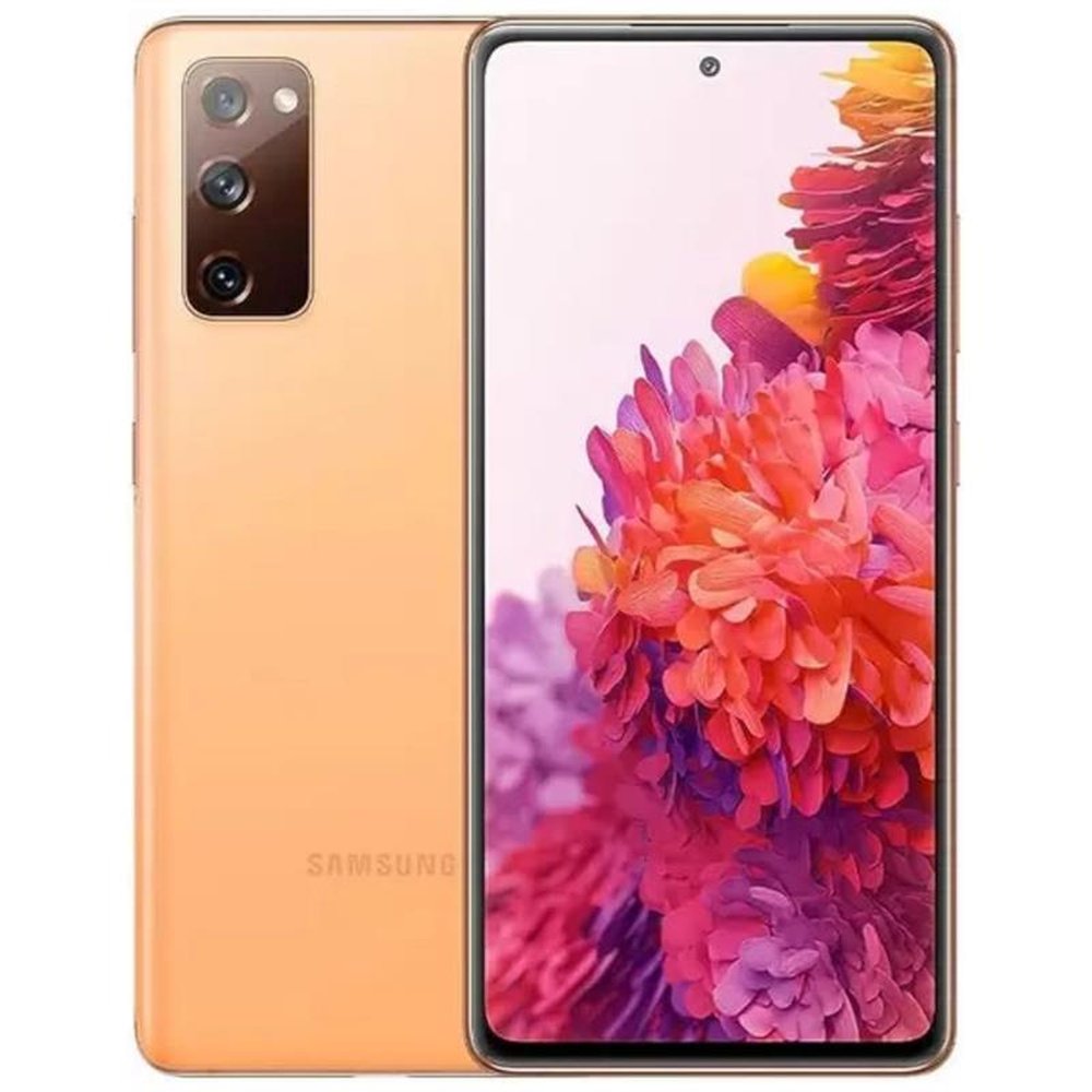 Smartphone Samsung Galaxy S20 Fe 128GB 5G Wi-Fi Tela 6.5 Dual Chip 6GB RAM Câmera Tripla + Selfie 32MP - SM-G780G/DS - Laranja