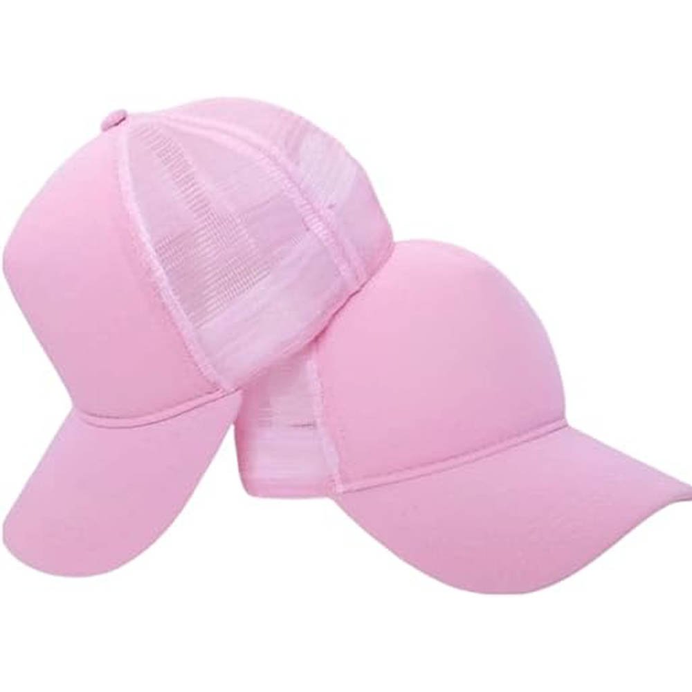 Bonés Lisos cores surtidas Trucker Tela kit 6 unidades