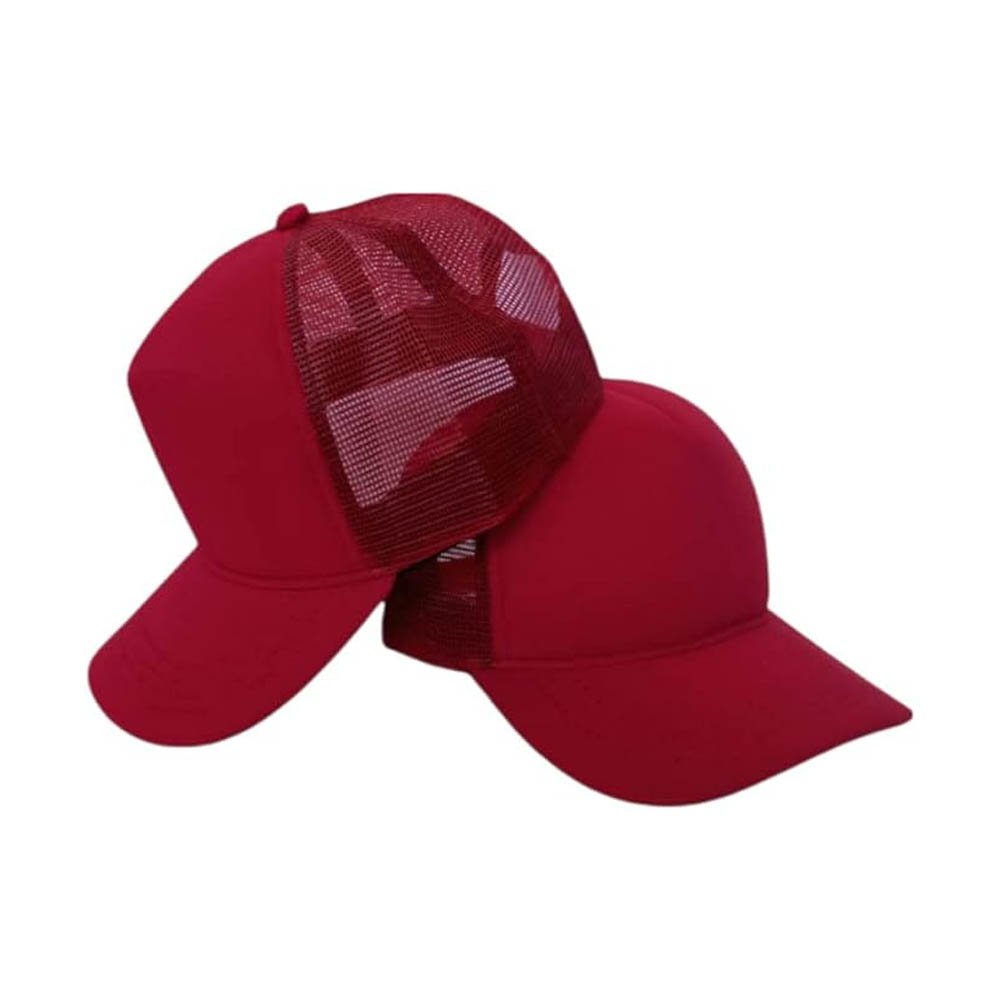 Bonés Lisos cores surtidas Trucker Tela kit 6 unidades