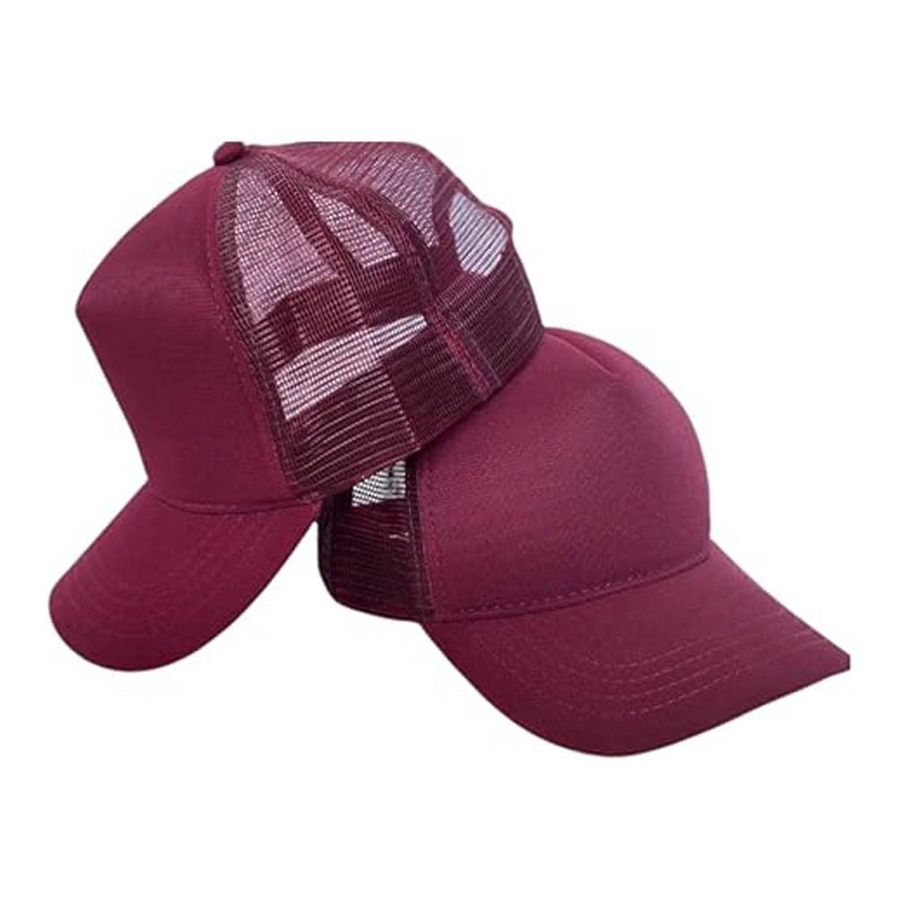 Bonés Lisos cores surtidas Trucker Tela kit 6 unidades