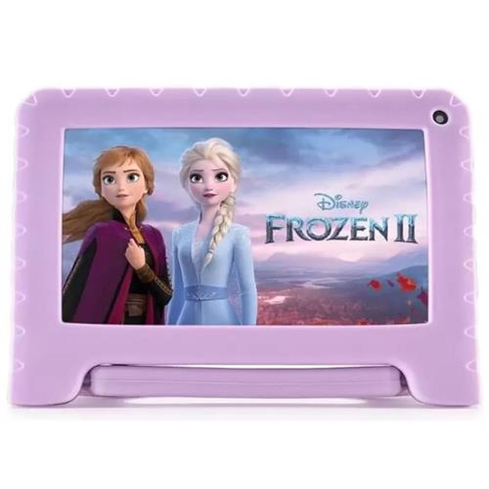 Tablet Multilaser Tela 7" 32GB Frozen II 2GB RAM WI-FI Quad Core Android 13 (Go Edition) com Controle Parental NB398 - Lilás