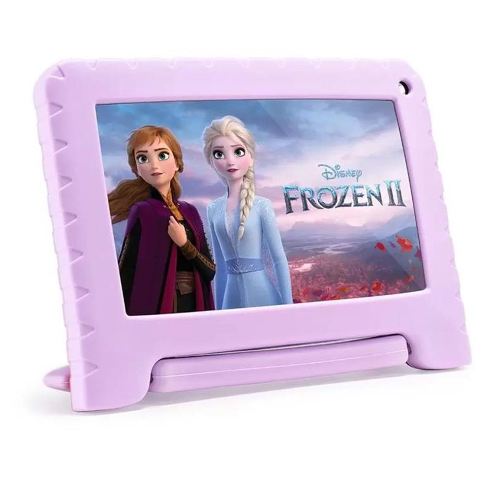 Tablet Multilaser Tela 7" 32GB Frozen II 2GB RAM WI-FI Quad Core Android 13 (Go Edition) com Controle Parental NB398 - Lilás