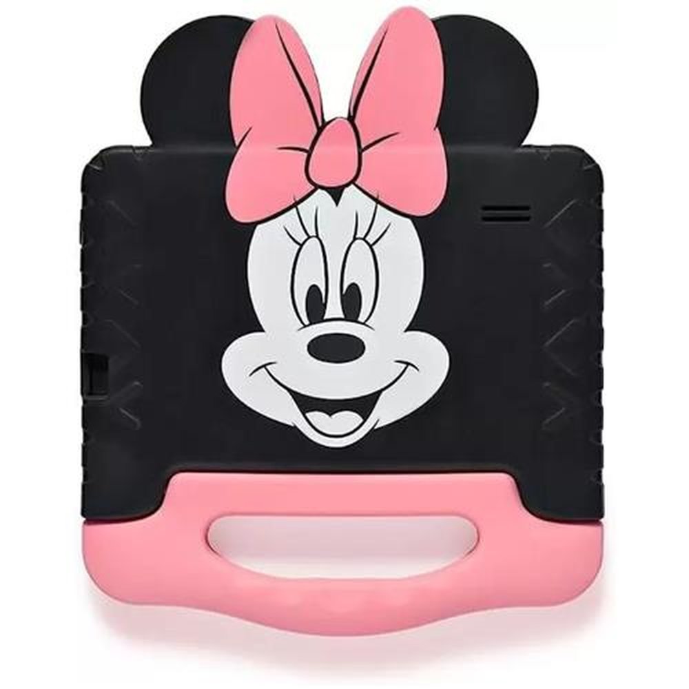 Tablet Multilaser Minnie Tela 7" 32GB 2GB RAM Wi-Fi Quad Core Android 13 (Go Edition) NB396 - Preto/Rosa