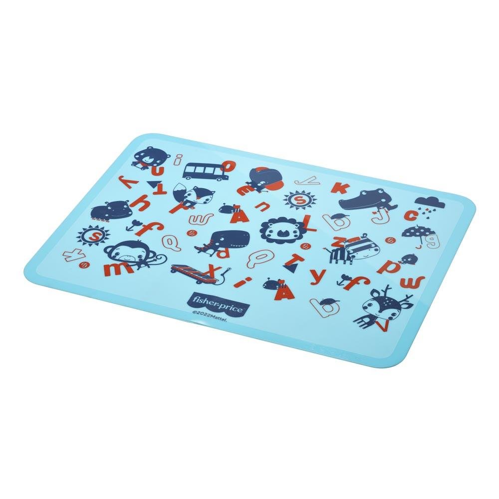 Jogo Americano de Silicone Estampado Yummy! Azul Fisher-Price - BB1195