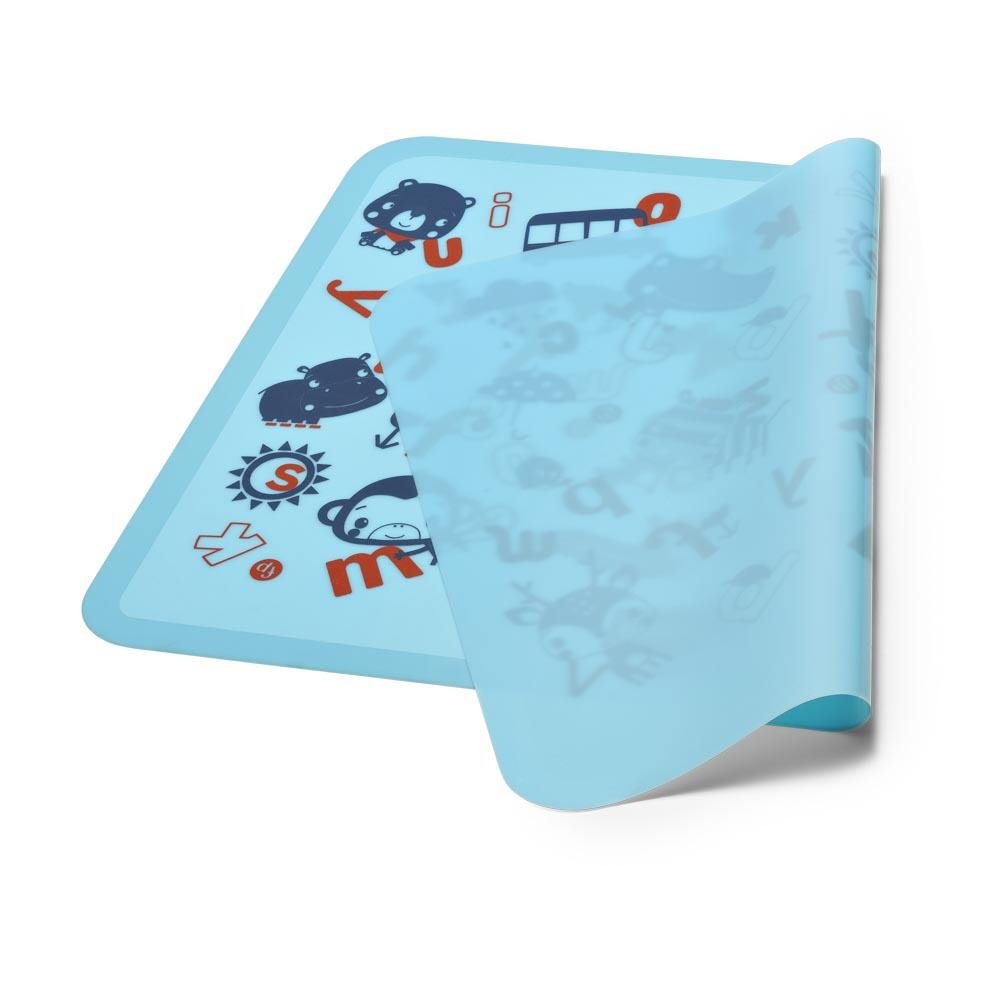 Jogo Americano de Silicone Estampado Yummy! Azul Fisher-Price - BB1195