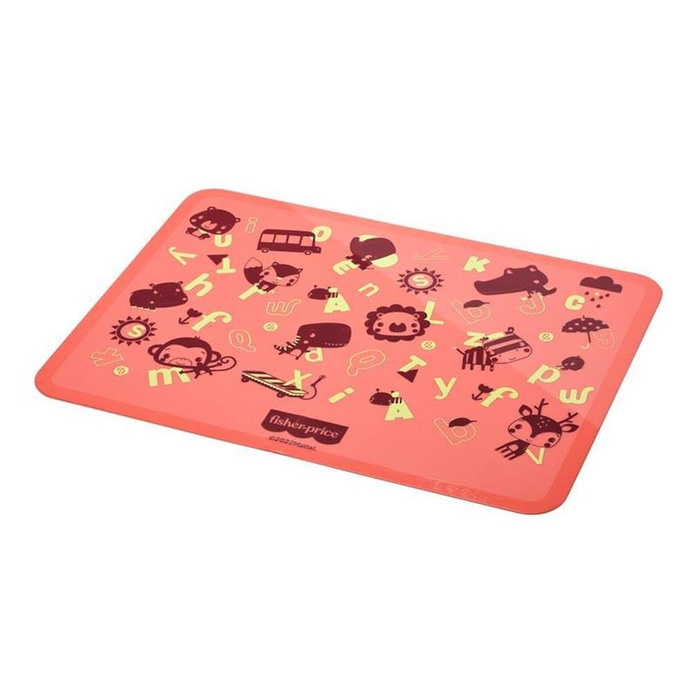 Lugar Americano de Silicone Estampado Yummy! Coral Fisher-Price - BB1196