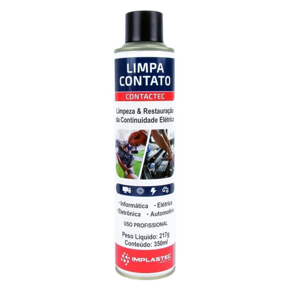 Limpador de Contato 350ml CONTACTEC IMPLASTEC - Caixa com 12 unidades