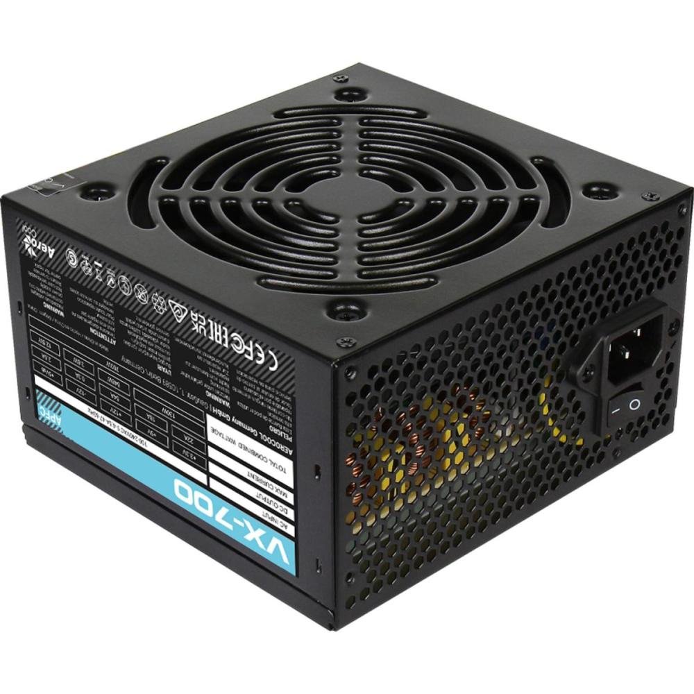 Fonte Gamer ATX Aerocool VX-700 700W Sem Cabo