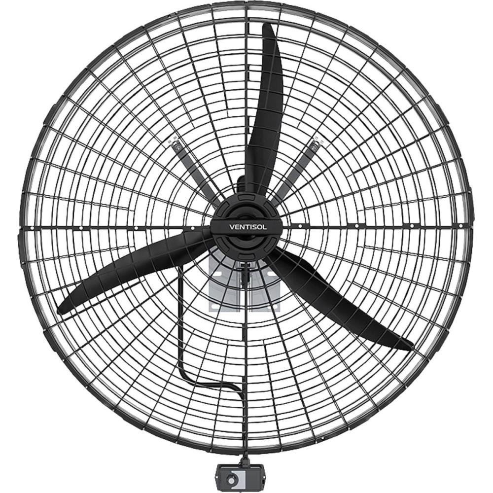 Ventilador De Parede Ventisol Gp Vp1m2 Preto 220V