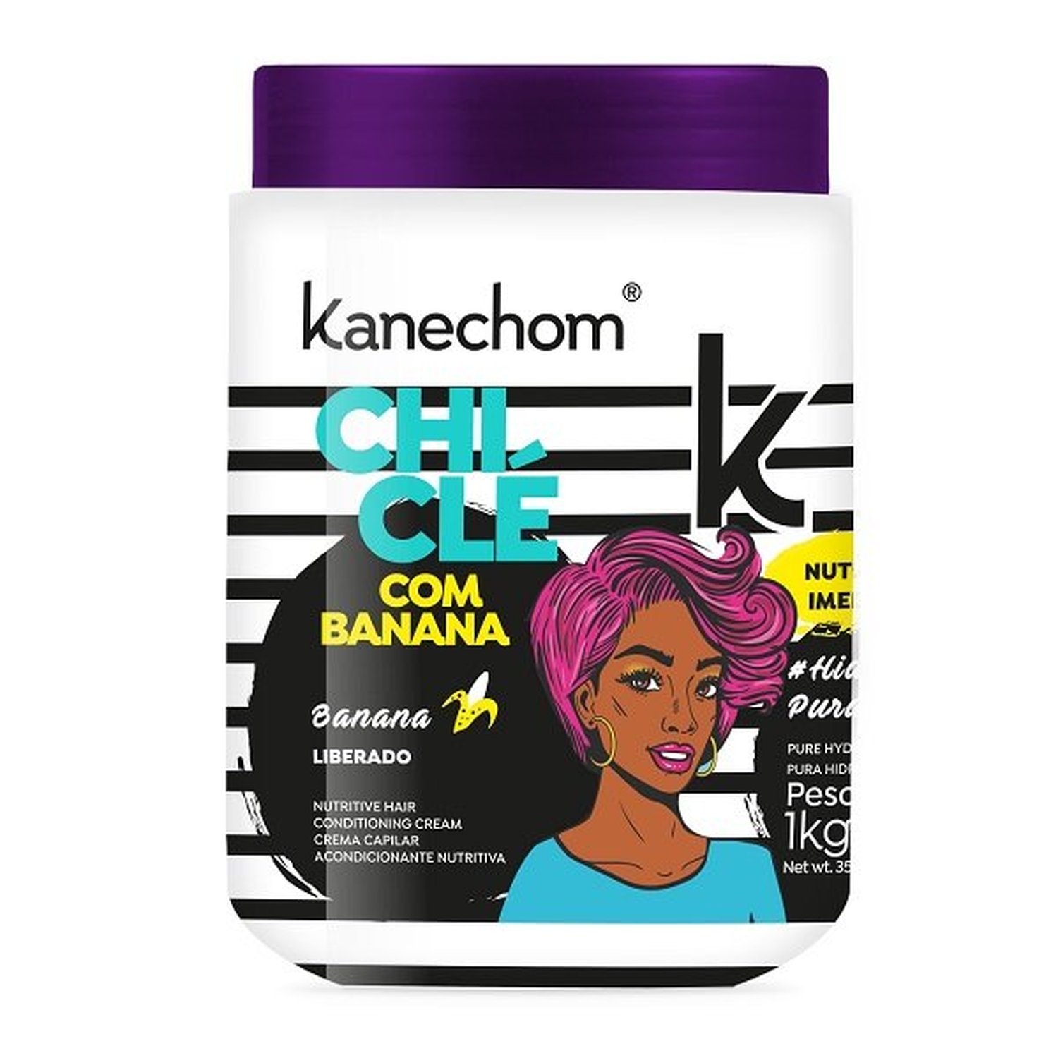 Creme Kanechom 1000G Chicle C/ Banana