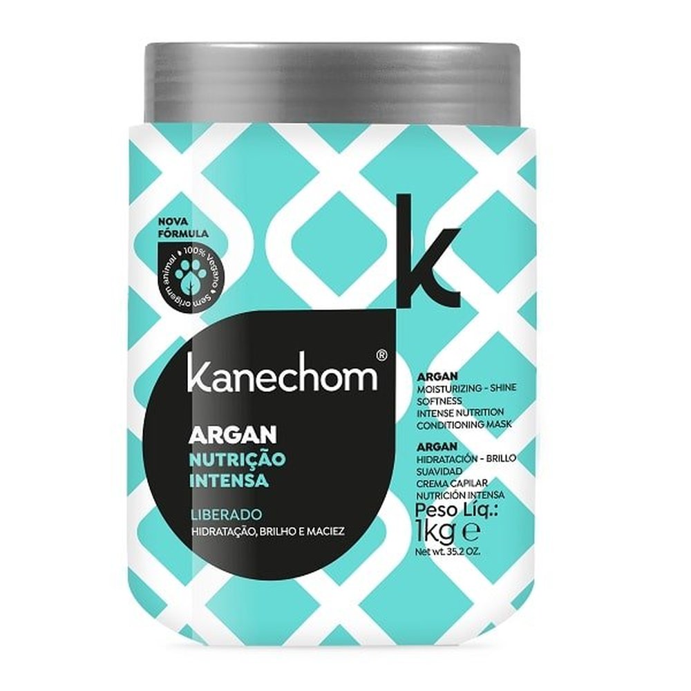 Creme De Cabelo Hidratante Kanechom Argan 1Kg - Embalagem 6X1 Kg