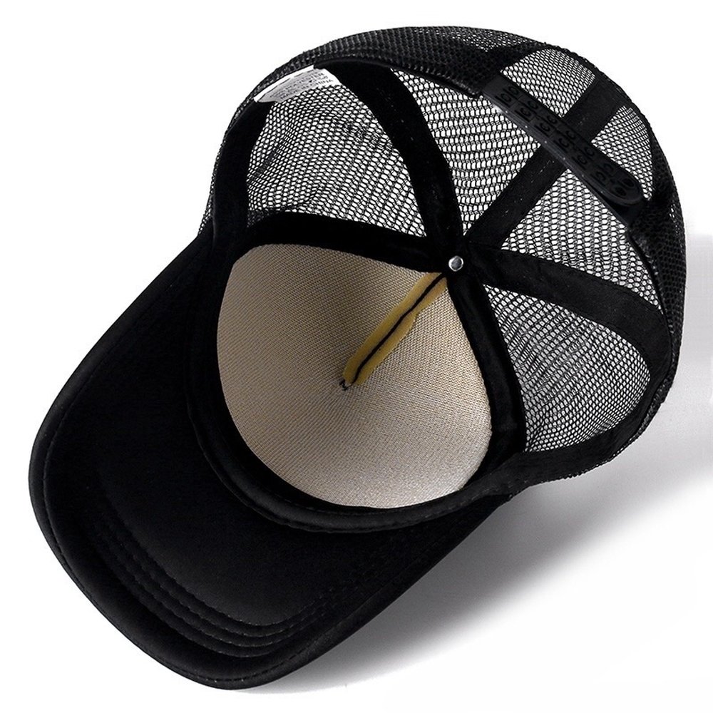 Bonés Lisos Cor Preto Trucker Tela kit 6 unidades