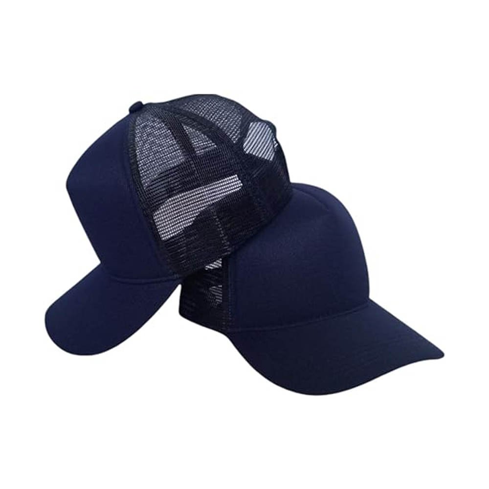 Bonés Lisos Cor Preto Trucker Tela kit 6 unidades