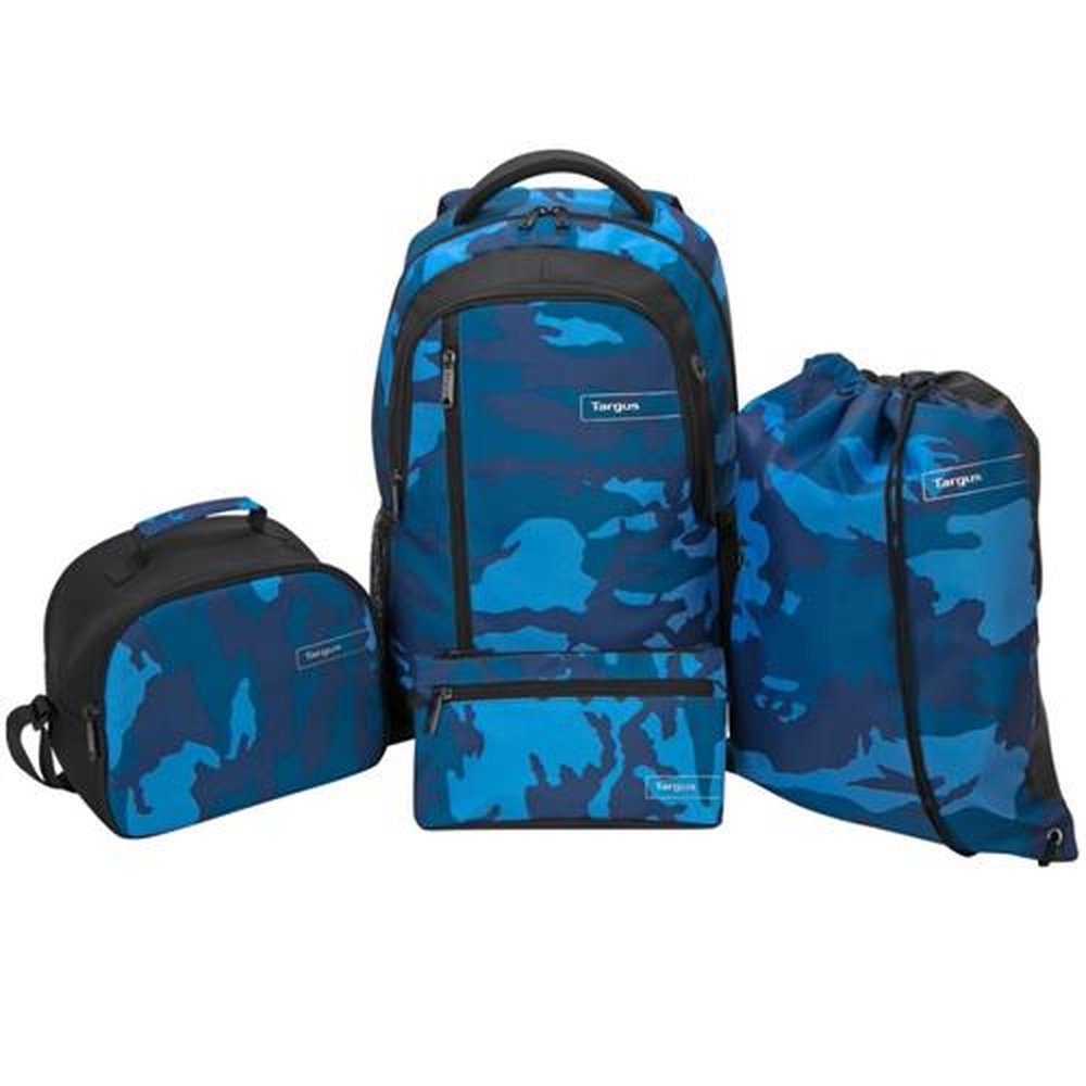 Kit Mochila Targus 4 em 1 Camuflada Azul - BUS89102