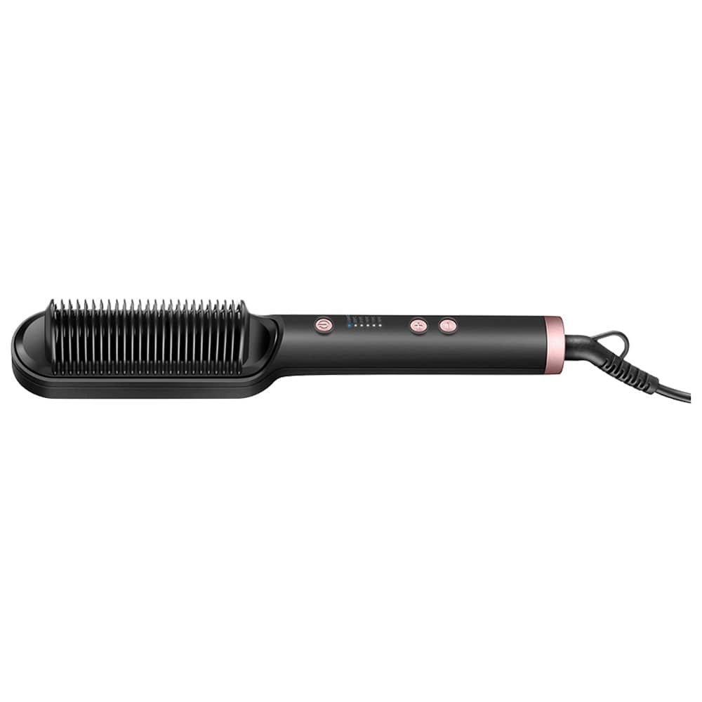 Escova Alisadora Mondial EA-07 Preto/Rosê Bivolt