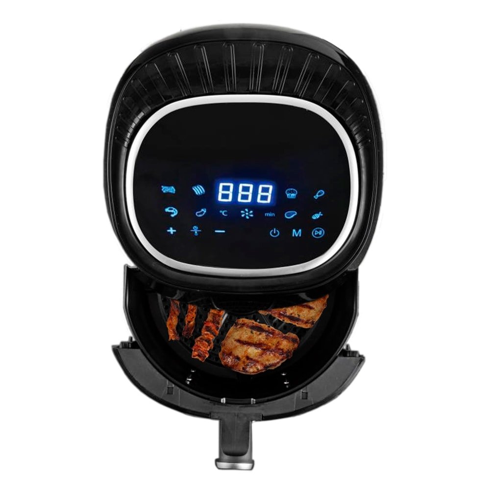 Fritadeira Air Fryer Mallory Digital Premium 5,5 Litros 1500W Preto 110V