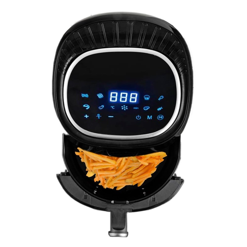 Fritadeira Air Fryer Mallory Digital Premium 5,5 Litros 1500W Preto 110V