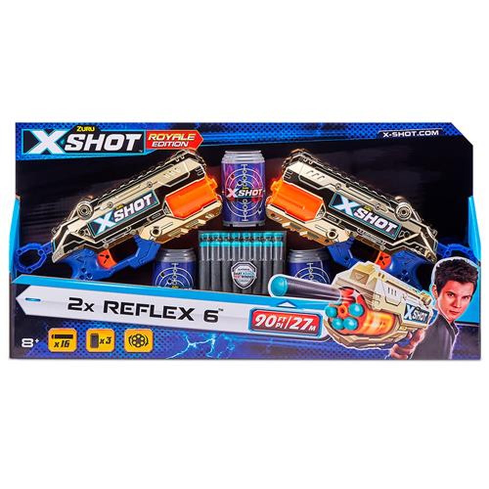 Lançador X-Shot - Royale Edition 2x Reflex 6