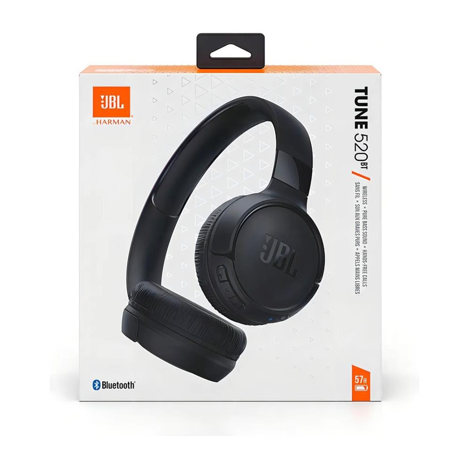 Fone Bluetooth Sem Fio Jbl Tune 520Bt Original Dobrável Pt
