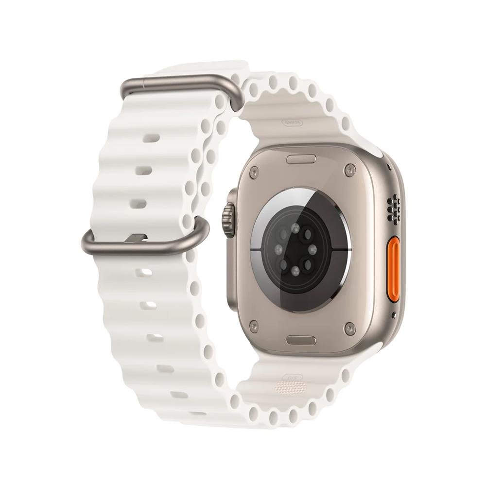 Pulseira Oceano Cloud Para Apple Watch 38 / 40 / 41Mm - Prata