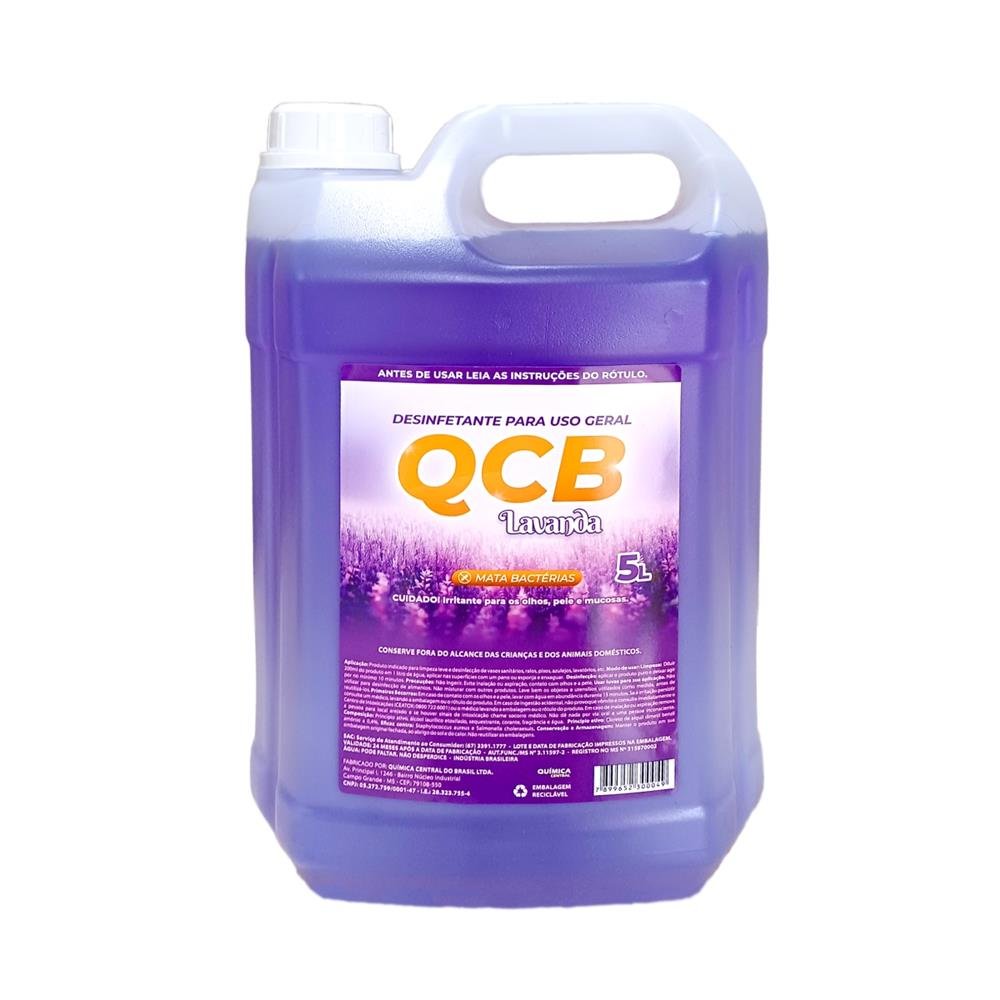 Desinfetante QCB Lavanda - 5 Litros