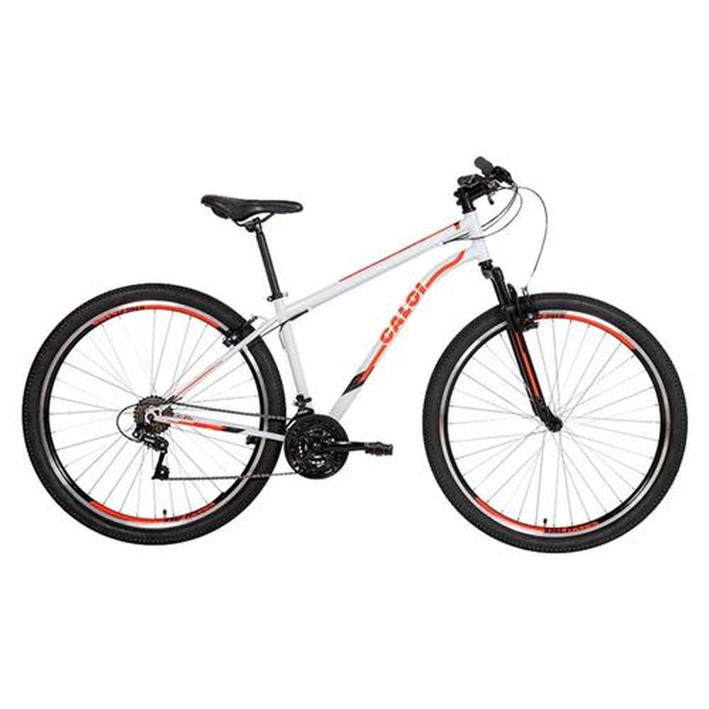 Bicicleta Adulto Caloi Velox Aro 29 | Quadro de Aço, Tamanho 17, Freio V-Brake, Branco