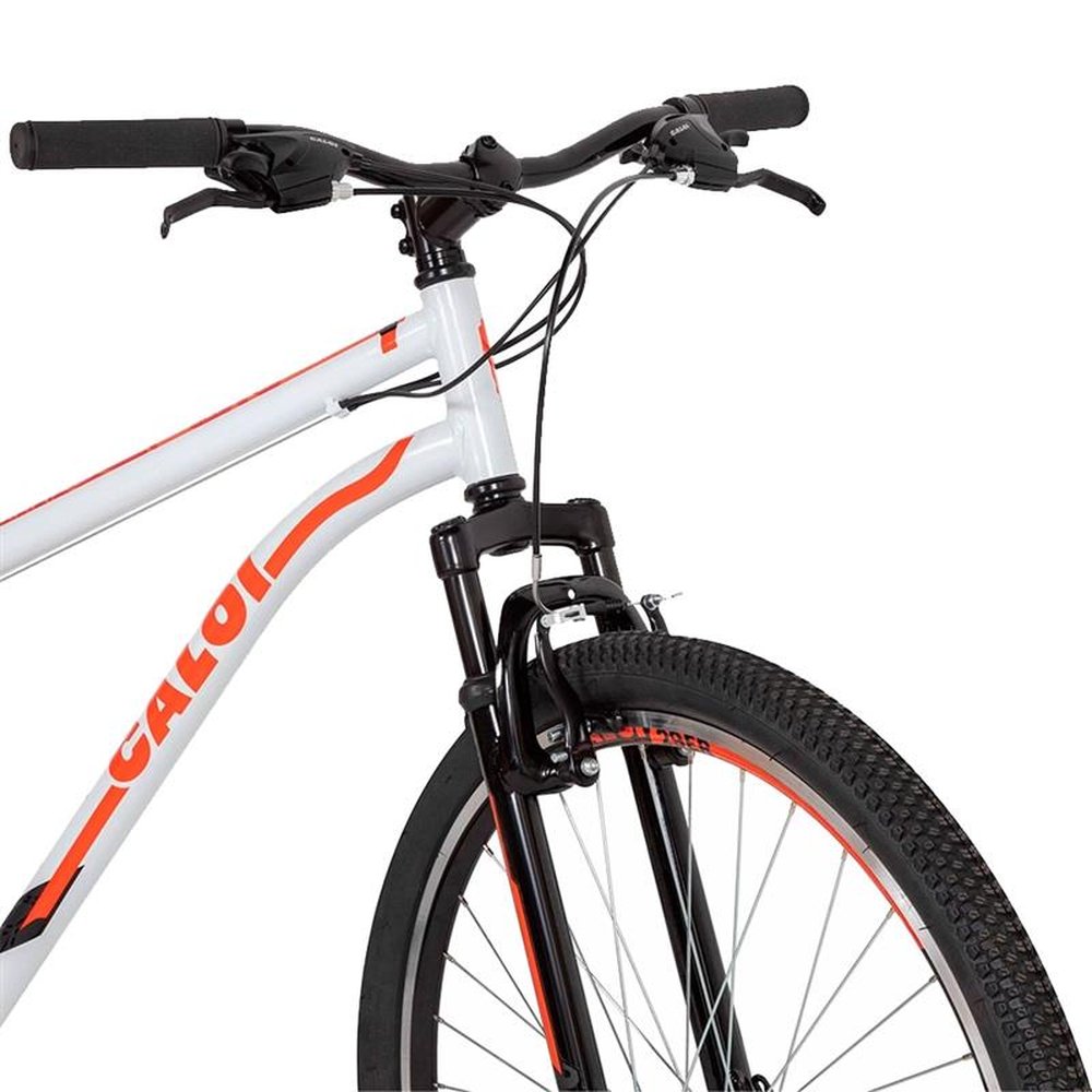 Bicicleta Adulto Caloi Velox Aro 29 | Quadro de Aço, Tamanho 17, Freio V-Brake, Branco