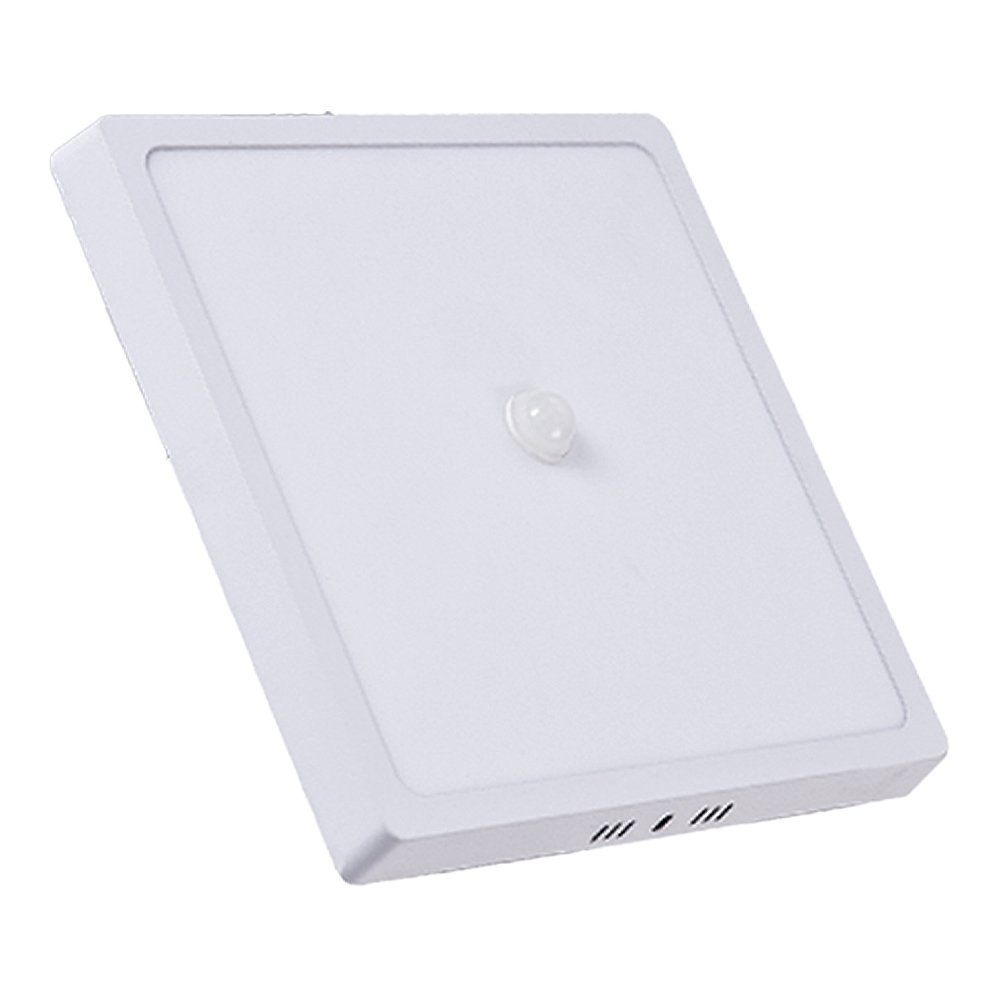 Plafon Painel Avant Led Quadrado Sobrepor - Sensor de Presença, 24W, 29cm, 1440 Lúmens