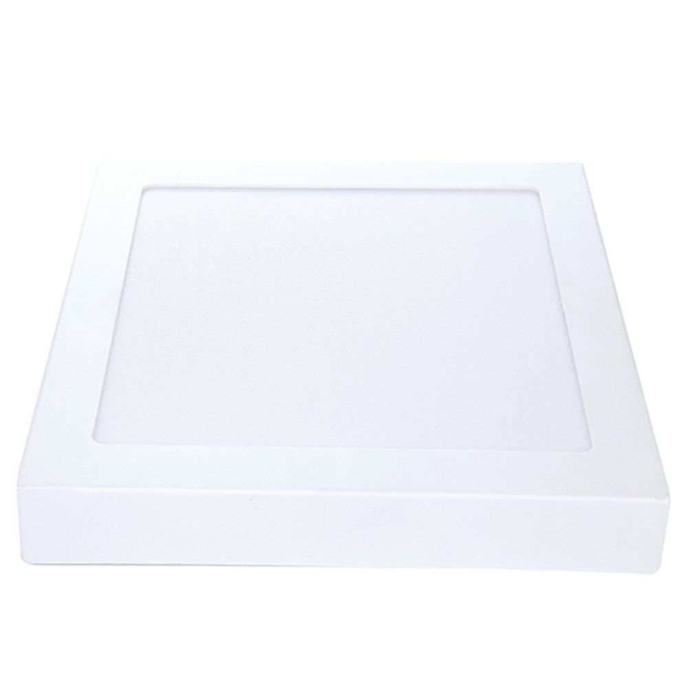 Plafon Painel Led Avant Alumínio Quadrado Sobrepor - 3K, 18W, 22cm, 1260 Lúmens