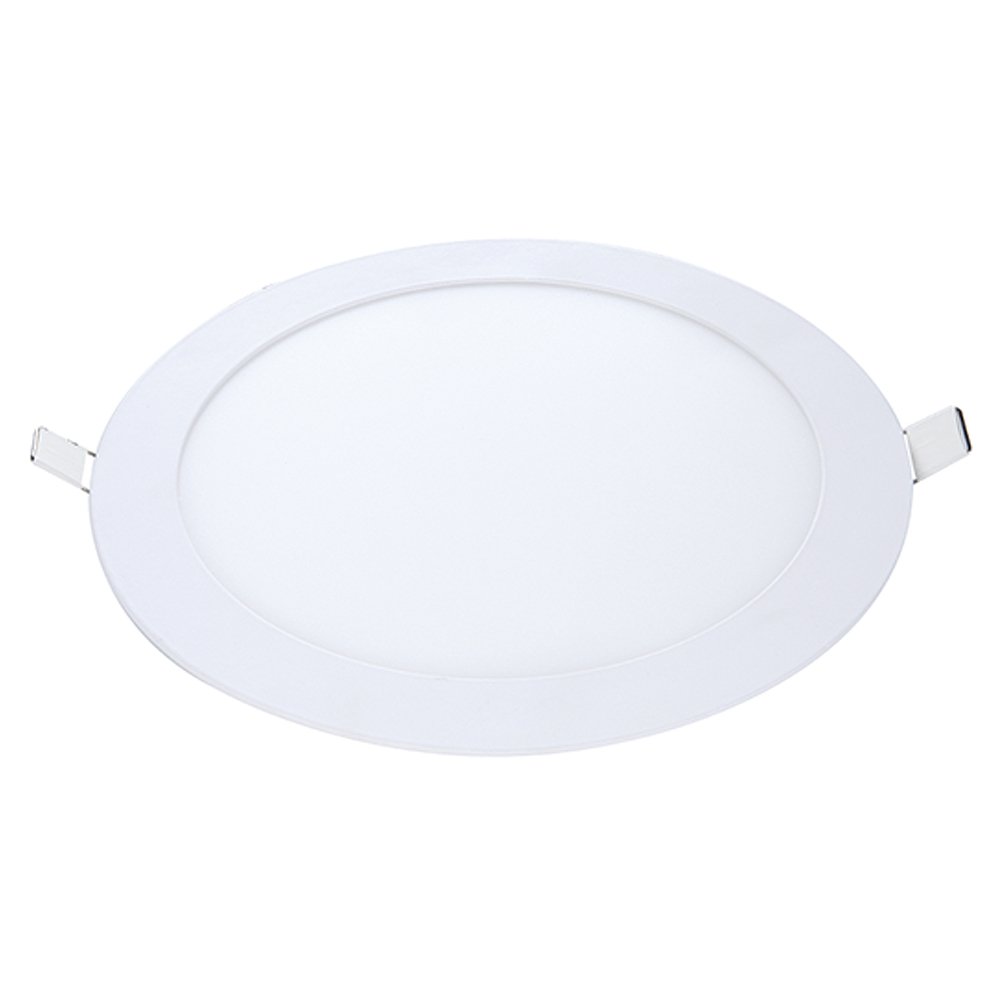 Plafon Painel Avant Led 29cm Alumínio Redondo Embutir, 3K, 24W, 30cm, 1680 Lúmens