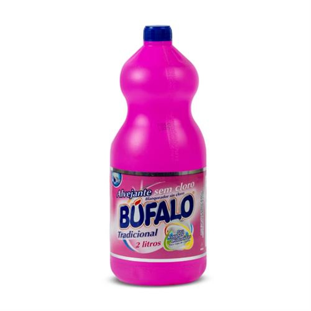 Alvejante Búfalo Sem Cloro 2.000 ml -Embalagem com 6 Unidades