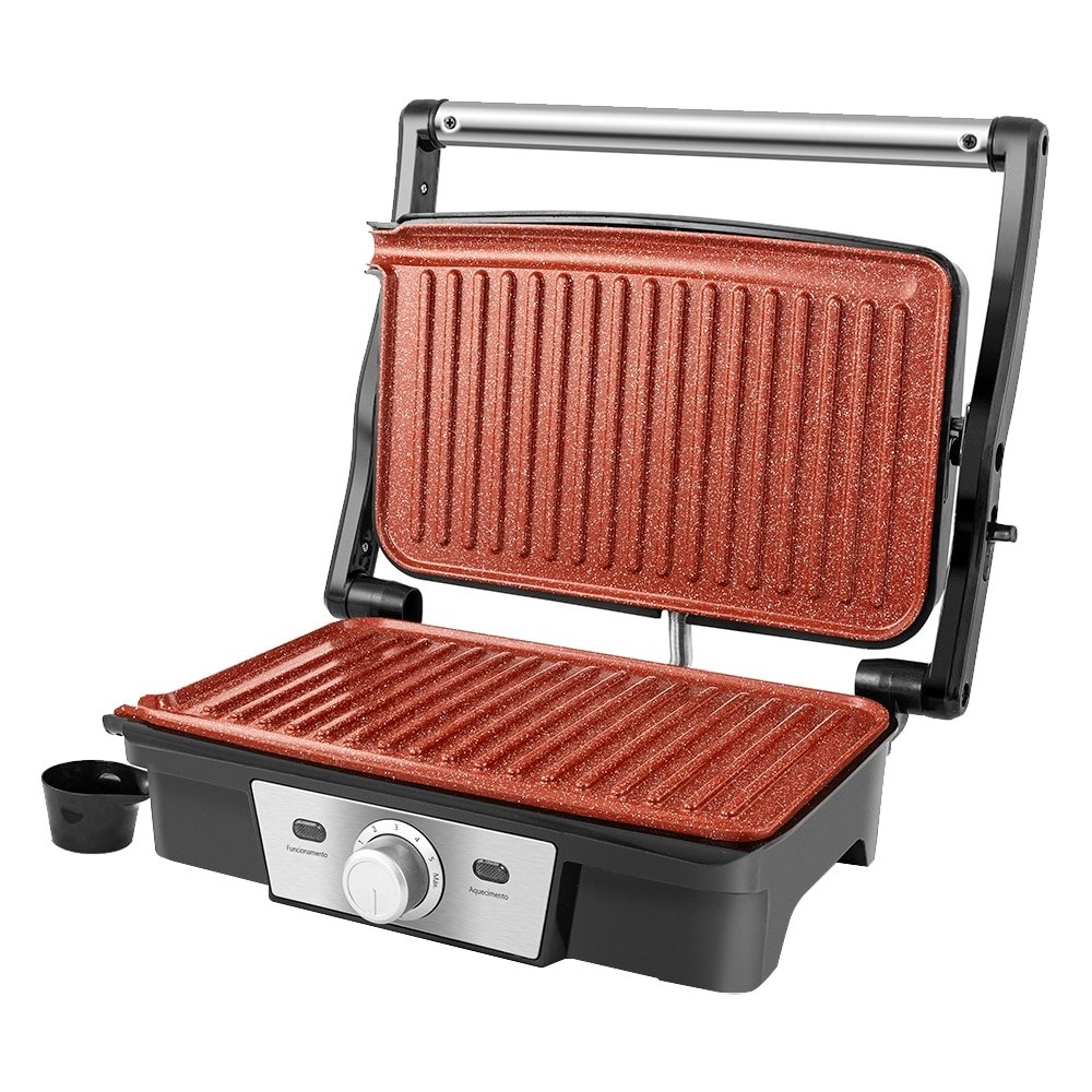 Grill Cerâmico Redstone Philco PGR19PI - 7 Temperaturas, Seletor de Temperatura, Preto/Inox, 220V