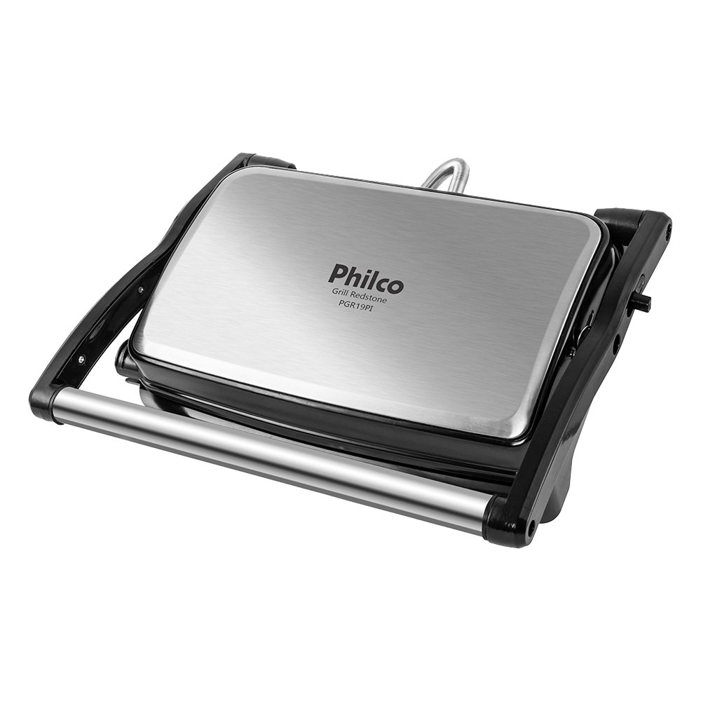 Grill Cerâmico Redstone Philco PGR19PI - 7 Temperaturas, Seletor de Temperatura, Preto/Inox, 220V