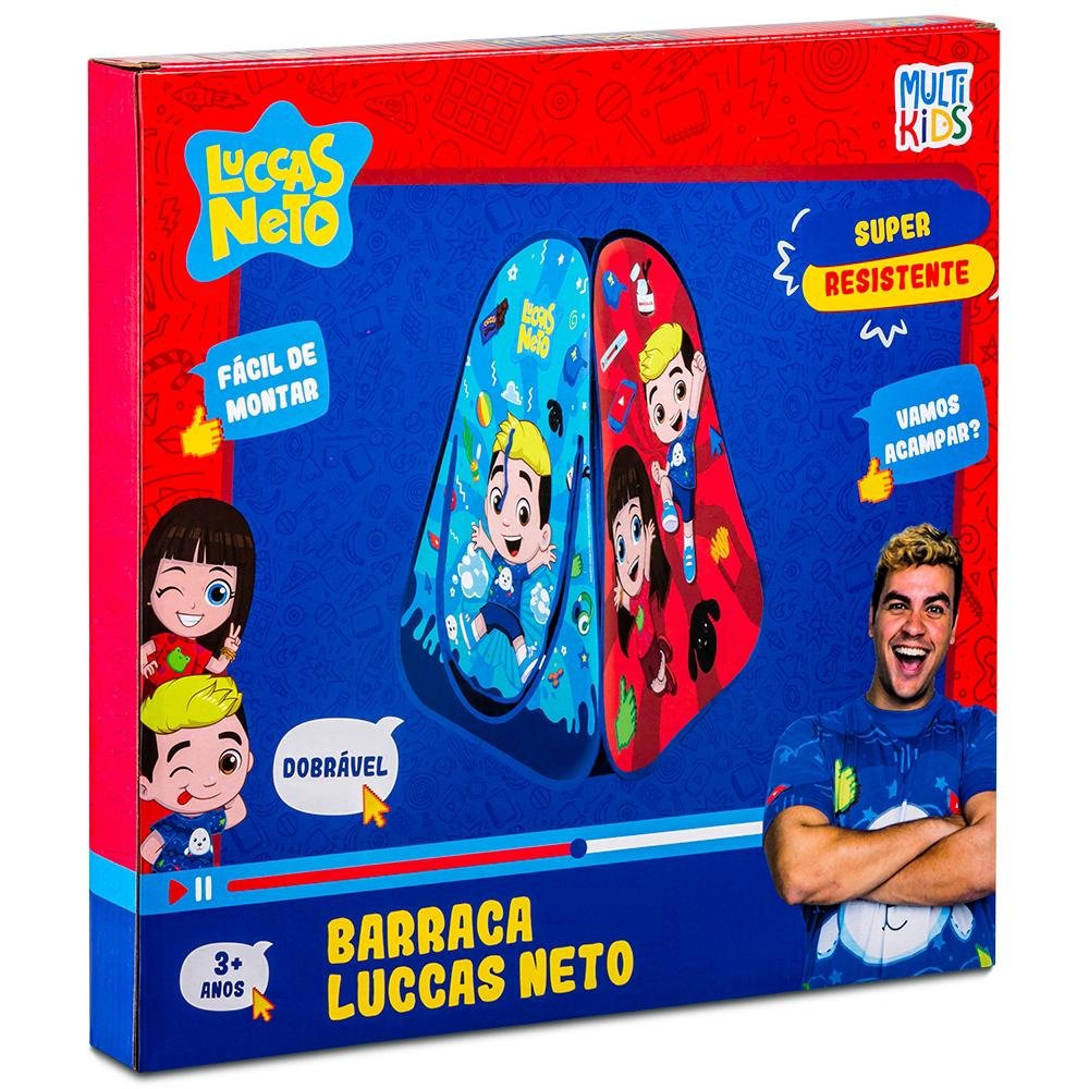 Tenda Dobrável Luccas Neto Multikids - BR1815