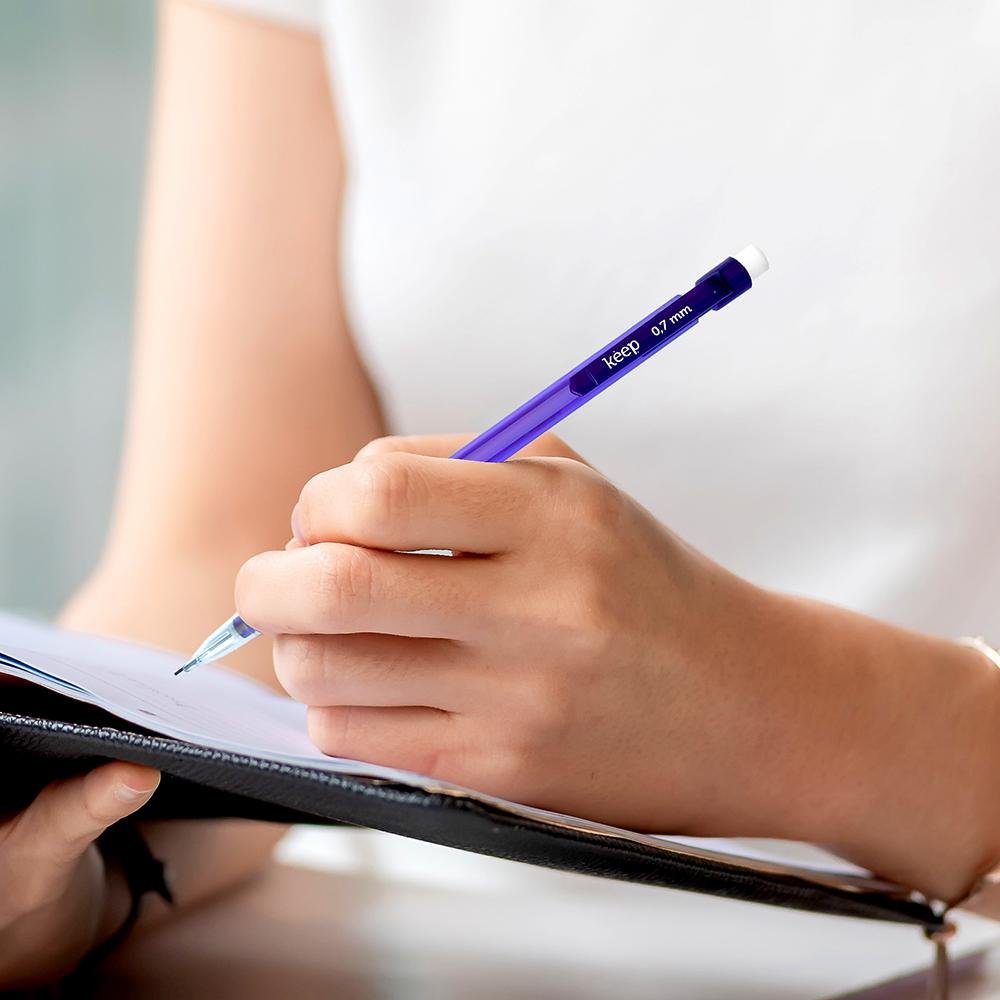 Lapiseira Pop 0,7mm Cores Diversas Pote Com 48 Unidades Keep - EI119